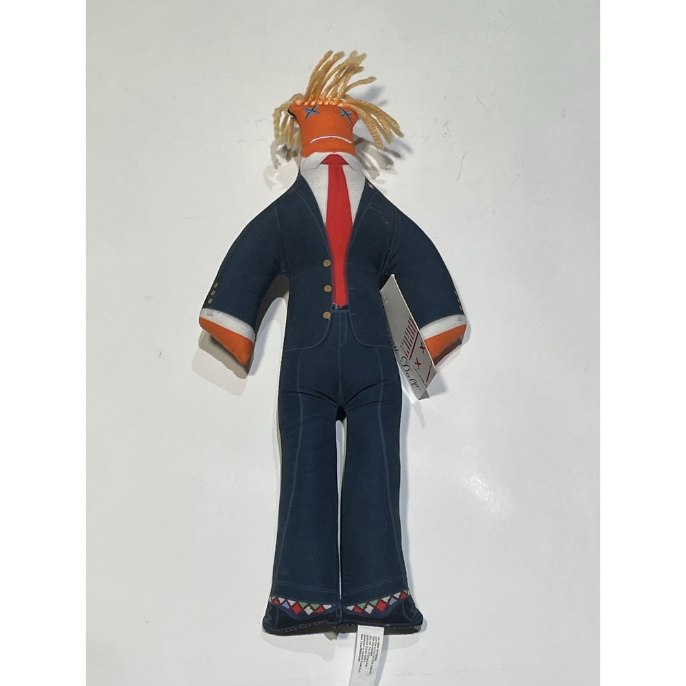 Donald Trump Dammit Doll Plush Stress Relief Gag Gift Orange Blue 13" Tall